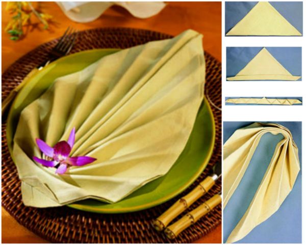 20 Best DIY Napkin Folding Tutorials for Christmas - Bijoux Napkin folding DIY Tutorial