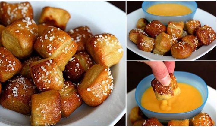 DIY Homemade Soft Pretzel Bites