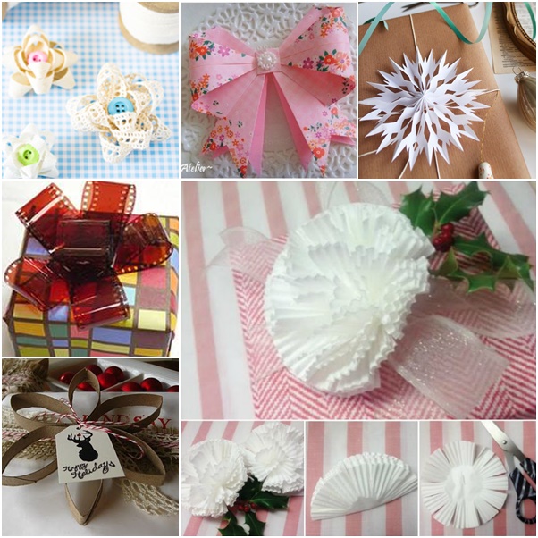 20+ DIY Gift Bow & Topper Ideas and Tutorials