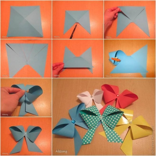 Paper Bow Gift Toppers