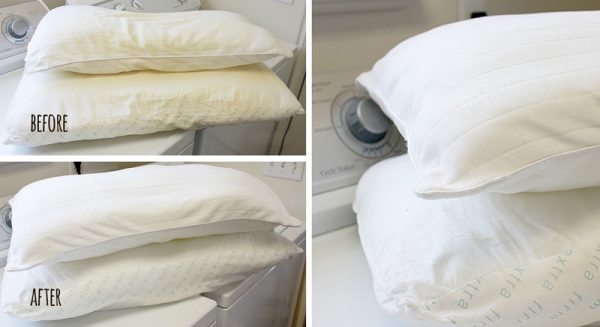 How to Whiten yellowed pillow with this DIY Solution