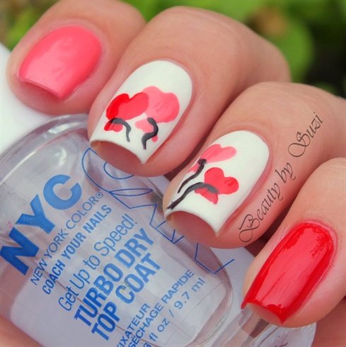 Valentine's Day Nail Art DIY Ideas that You'll Love0a