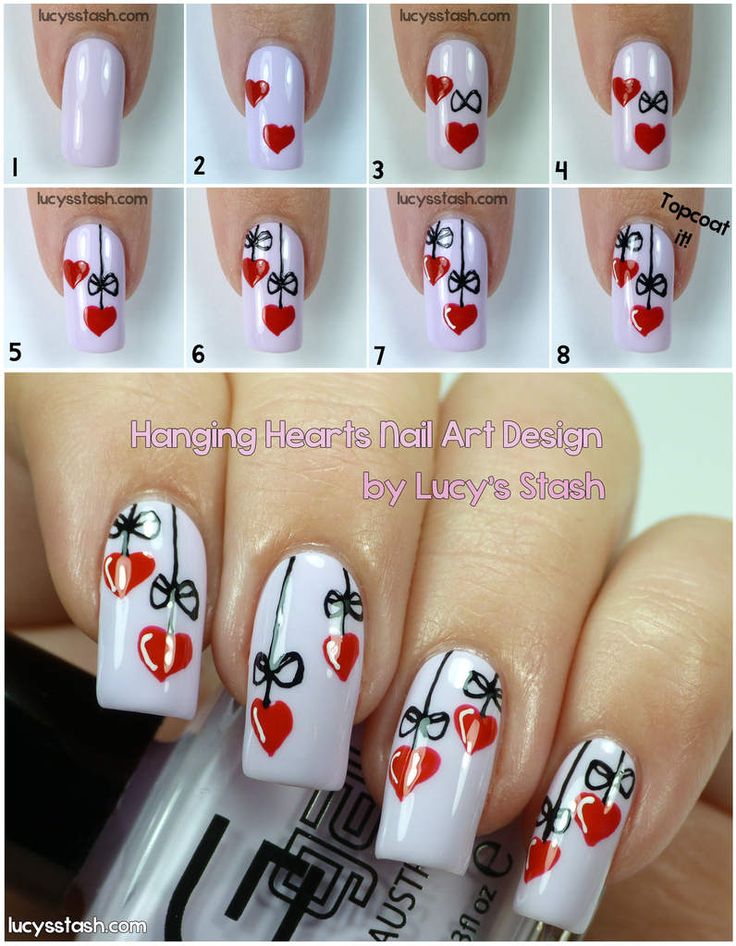 Valentine's Day Nail Art DIY Ideas that You'll Love13