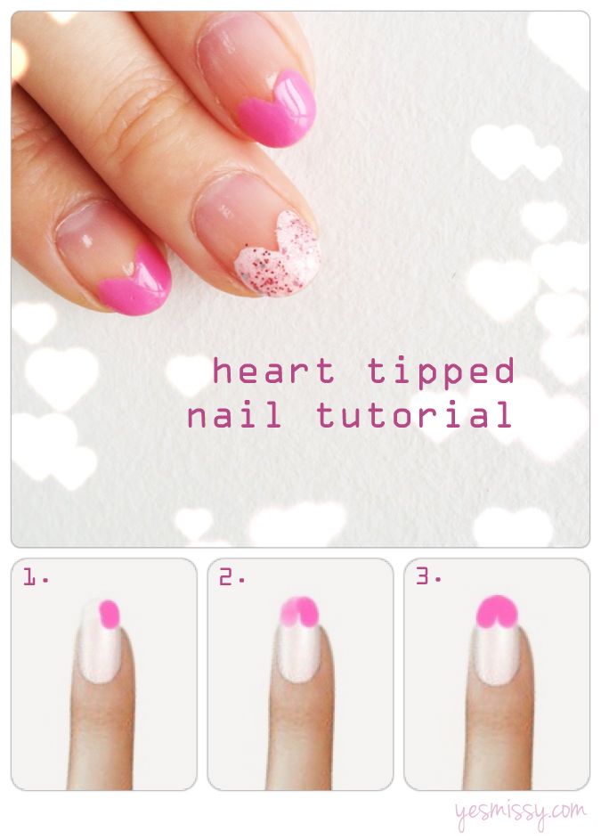 Valentine's Day Nail Art DIY Ideas that You'll Love17