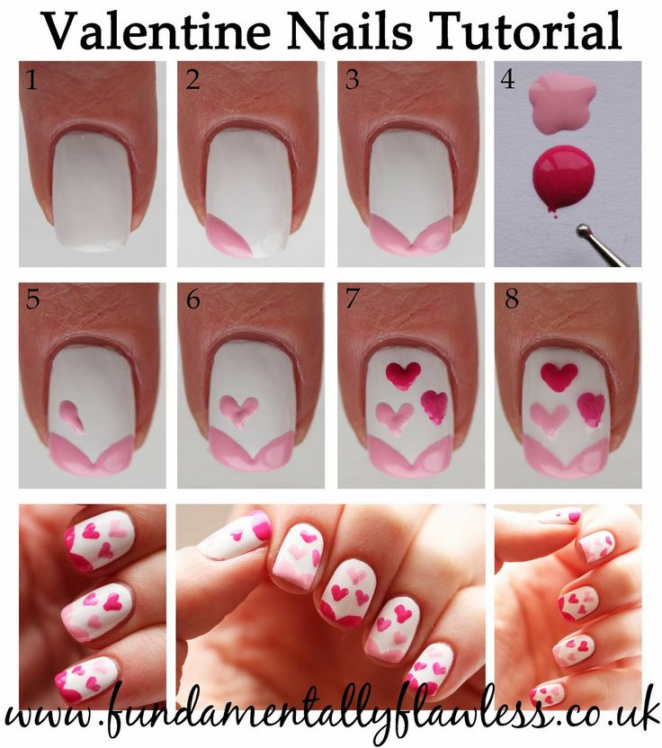 Valentine's Day Nail Art DIY Ideas that You'll Love19