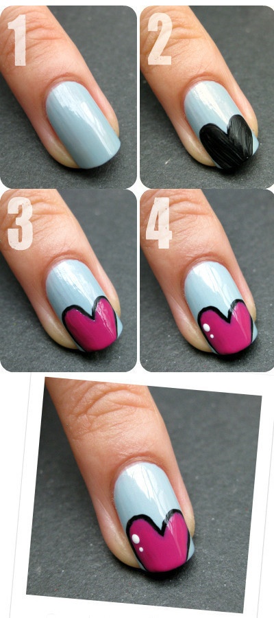 Valentine's Day Nail Art DIY Ideas that You'll Love30