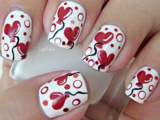 Valentine's Day Nail Art DIY Ideas that You'll Love37