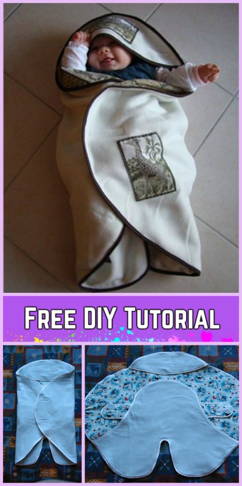 DIY Newborn Envelope Blanket Tutorial