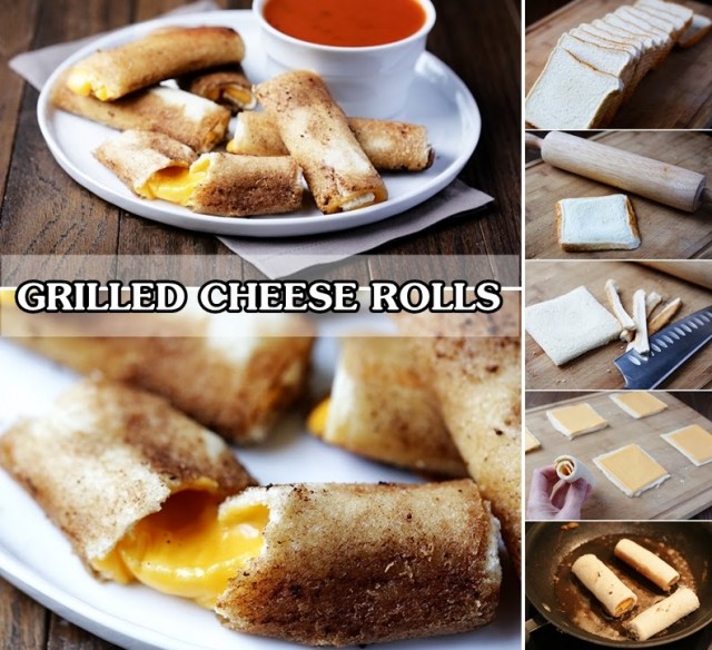 Grilled Cheese Rolls Recipe