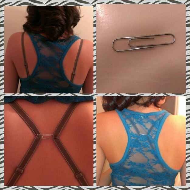 Easy hack to keep bra straps from slipping off your shoulders