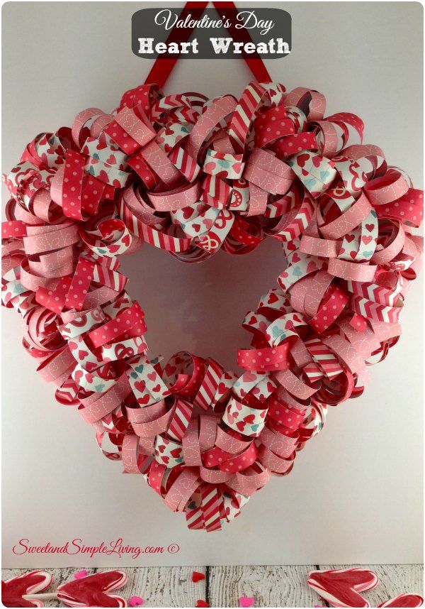 Best 40+ Fabulous Valentine’s Day Wreaths DIY Tutorials