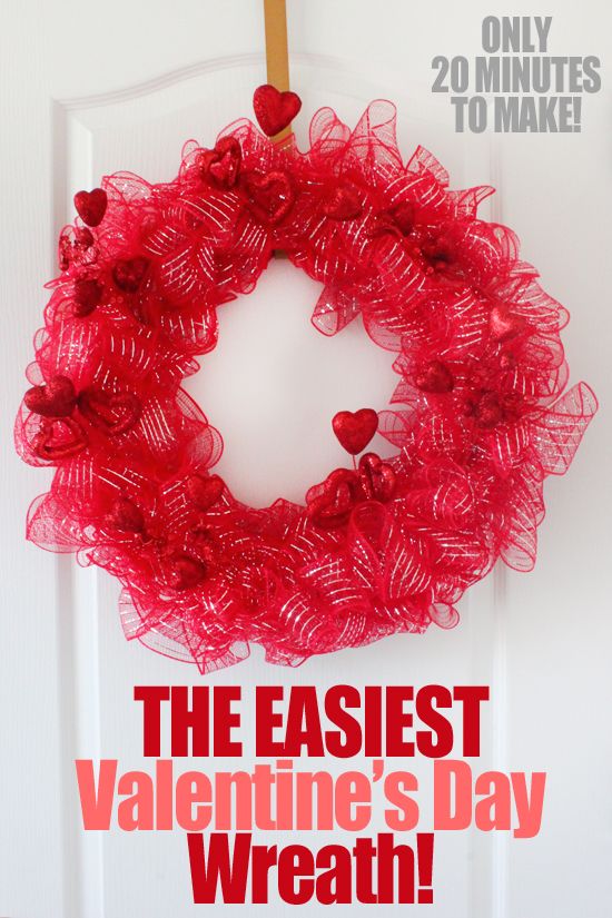 Best 40+ Fabulous Valentine’s Day Wreaths DIY Tutorials