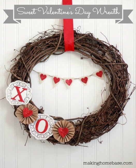 Best 40+ Fabulous Valentine’s Day Wreaths DIY Tutorials