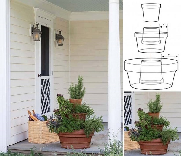 20+ Terra Cotta Clay Pot DIY Project for Your Garden - Clay Pot Tower