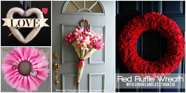 40 Fabulous DIY Valentine’s Day Wreaths