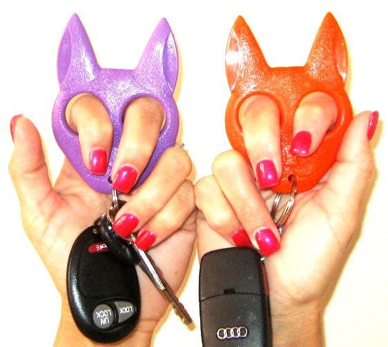 Cat Self Defense Keychain3