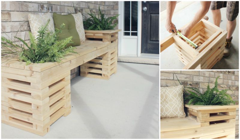 DIY Cedar Bench