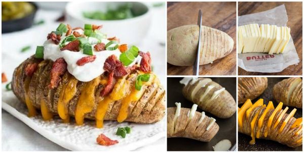 DIY Delicious Loaded Hasselback Potatoes