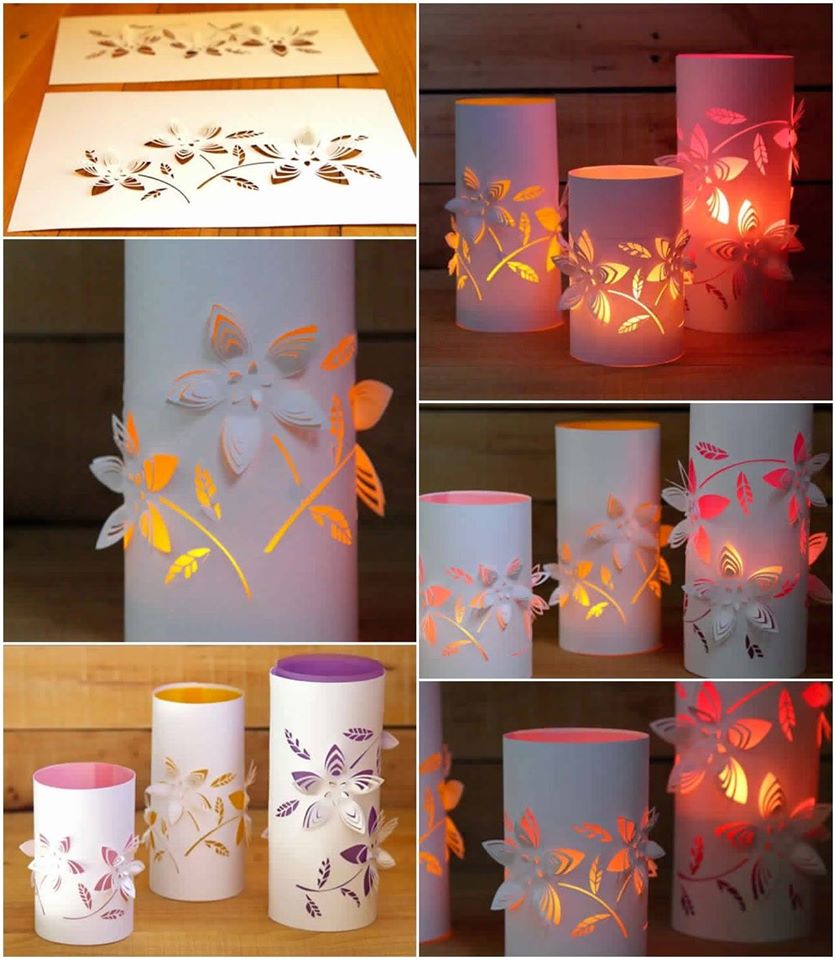 DIY Dimensional Paper Lanterns