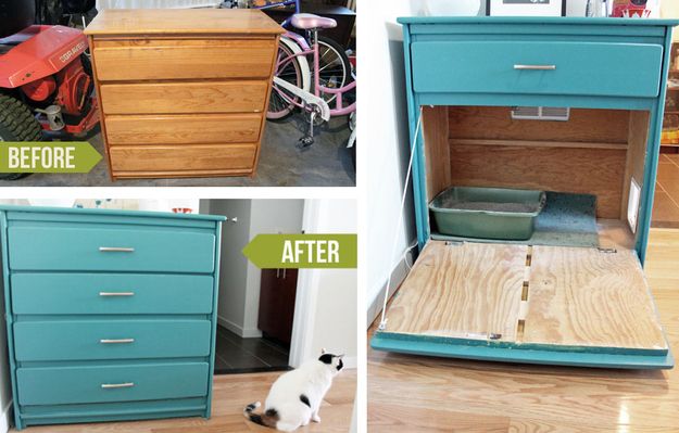 DIY Ideas and Tutorials to Transform Old Dresser13A