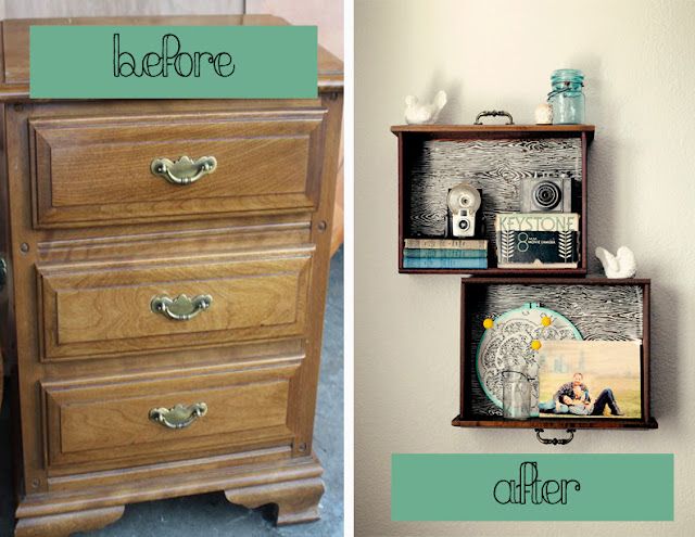 Repurposed dresser into radiator cover. Old dresser with drawers