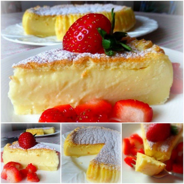 DIY Magic Custard Cake recipe