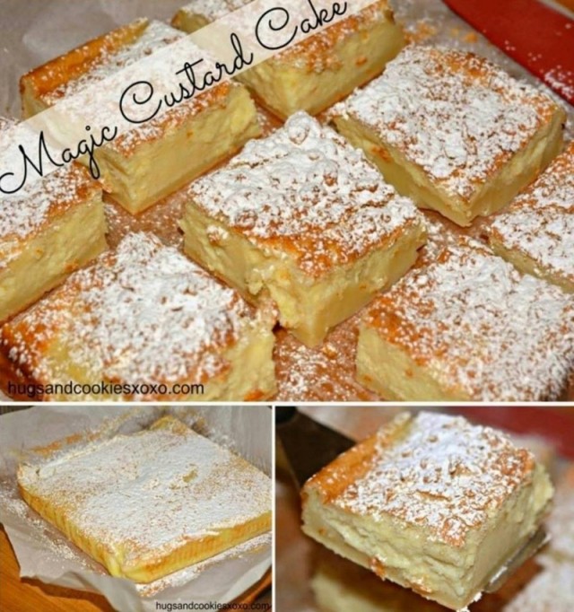 DIY Magic Custard Cake recipe