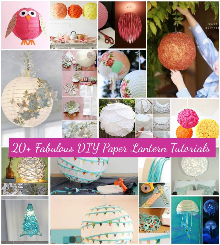 DIY Paper Lanterns and Lamps