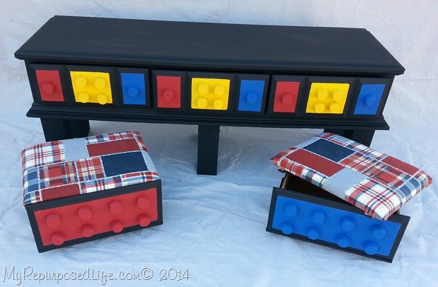 DIY Repurposed Lego Table Ideas