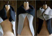 How to DIY Sideways Garter Vest with Free Pattern DIY Sideways Garter Vest free ppattern