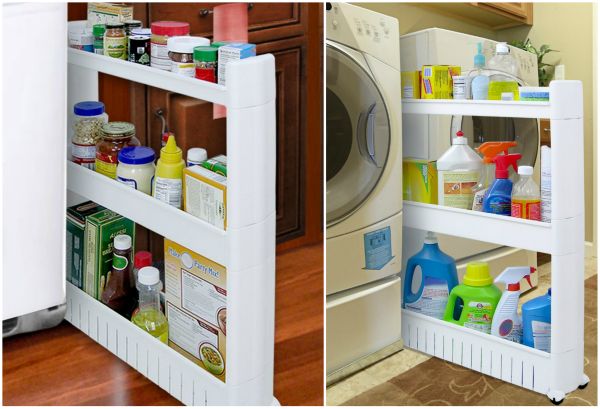 DIY Space Saving Pull-Out Pantry Cabinet2