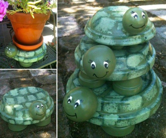 20+ Terra Cotta Clay Pot DIY Project for Your Garden - diy Terracotta Pots Turtles