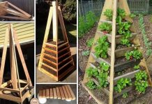 How to DIY Vertical Pyramid Tower Garden Planter DIY Vertical Garden Pyramid Planter