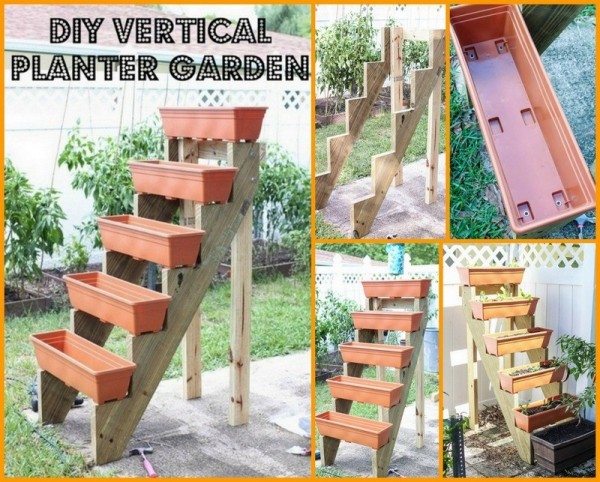 DIY Vertical Wall Garden Planter