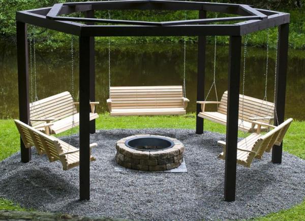 Fabulous DIY Patio and Garden Swings15