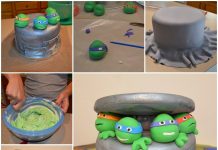 How to DIY Ninja Turtle Cake Tutorial DIY Ninja Turtle Cake Tutorial