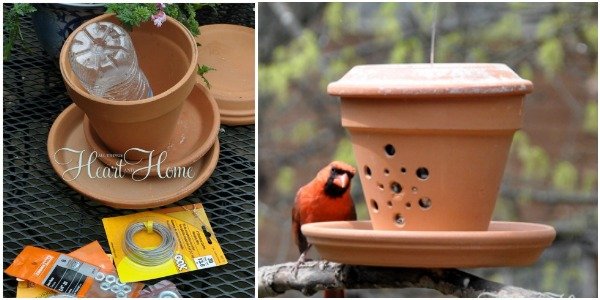 How to Make A Bird Feeder From A Terra Cotta Flower Pot- Flower pot Bird-Feeder
