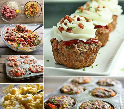 Vegetable Meatloaf Muffins2