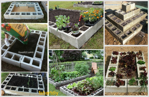 Diy Cinder Block Raised Garden Bed Video