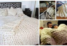 DIY Knit Cozy Giganto Blanket with PVC Pipe Knitting Pattern – Video DIY Knit Cozy Giganto Blanket with PVC Pipe Knitting Pattern Video