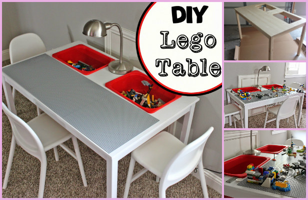 IKEA Lego Table DIY Ideas: Transform IKEA Table Into Lego Play Table