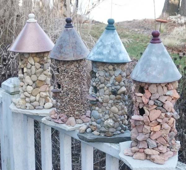 20+ Fabulous DIY Garden Decorating Ideas with Pebbles and Stones19