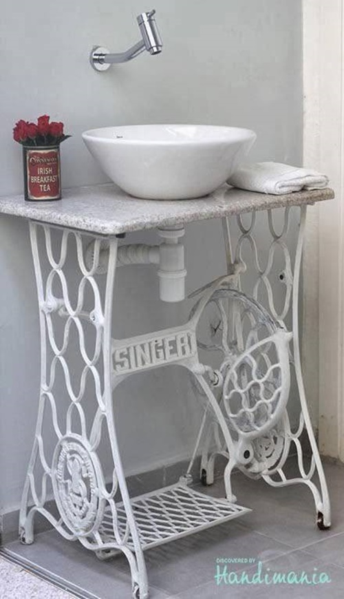 30+ FabArtDIY Ideas to recycle your old sewing machines