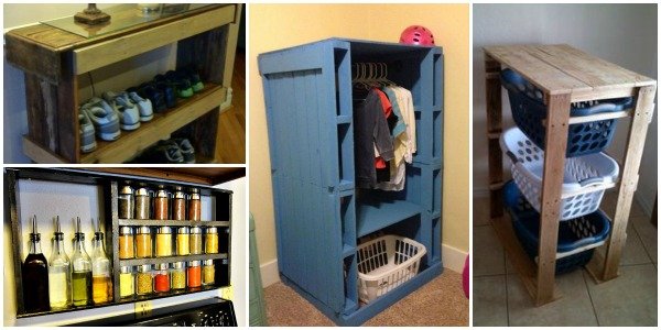 Creative DIY Pallet Storage Ideas and Projects