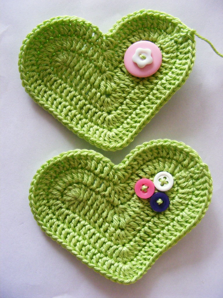 Fab Art DIY Crochet 3D Heart free pattern07a