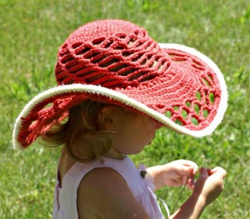  Crochet Summer Sun Hat Free Pattern