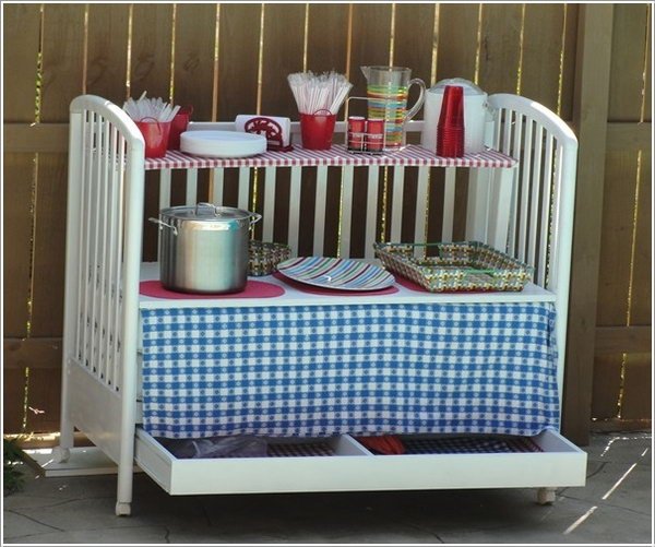 Fab Art DIY Furnitures from Repurposed Baby Cribs4