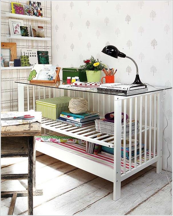 Fab Art DIY Furnitures from Repurposed Baby Cribs8