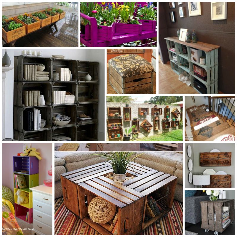 Fab Art DIY Wood Wine Crate Ideas and Projects