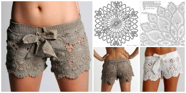 abArtDIY Crochet Lace Short Free Pattern